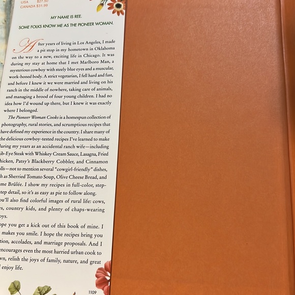The Pioneer Woman Cooks Recipes from an Accidental Country Girl Hardcover Jacket - Picture 3 of 12